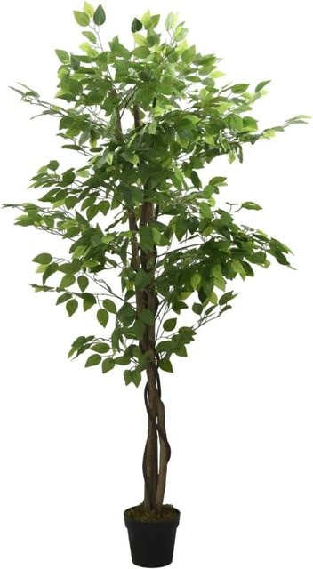 vidaXL Künstlicher Ficusbaum in Grün mit 378 Blättern, Höhe: 80 cm - Bild 1