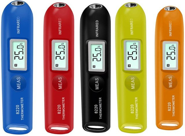 CosyHome Digitales Mini-Infrarot-Thermometer mit LCD-Display als tragbarer Taschentemperaturstift - Bild 1