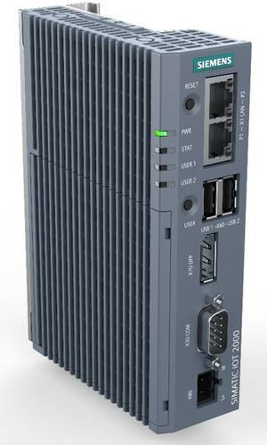 Siemens Gateway 6ES7647-0BA00-0YA2 in Grau mit Ethernet/LAN, DisplayPort und USB-A - Bild 1