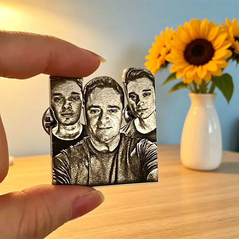 Edelstahl-Pins, personalisierbar, Unisex - Bild 2