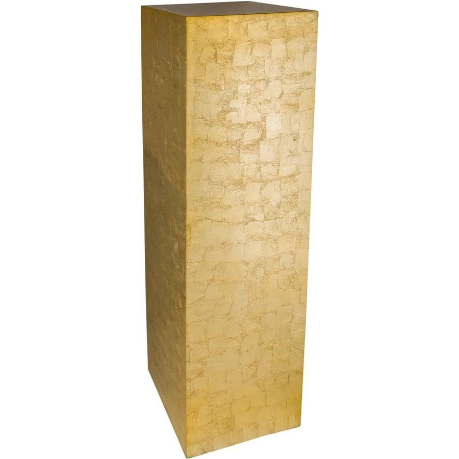 Vivanno Podest in Blattgold, rechteckig, B/T/H: 30 x 30 x 100 cm - Bild 2