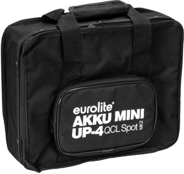 EUROLITE Tasche für 4x AKKU Mini UP-4 QCL Spot MK2 aus Nylon, schwarz, wasserabweisend - Bild 1