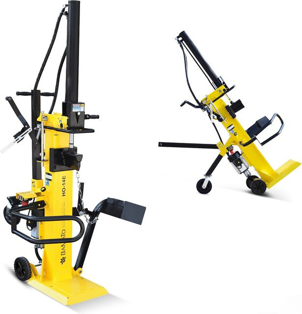 BAMATO Holzspalter mit Elektroantrieb HO-14E inklusive Stammheber, Fahrwerk und Stützrad mit Drehgelenk - Bild 1