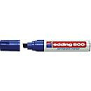 edding Permanentmarker 800 mit Keilspitze, Blau - Bild 4