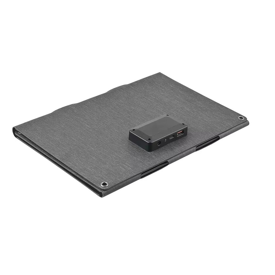 luxuglow Faltbares Solarpanel mit USB-C als tragbares Ladegerät für Outdoor, Camping und Wandern (30W-80W) - Bild 4