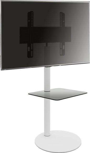 VCM TV Standfuß Cirla aus Alu mit Zwischenboden für 32-70 Zoll, VESA max. 600x400 mm, bis 45 kg, H x B x T: 100 x 55 x 45 cm - Bild 1