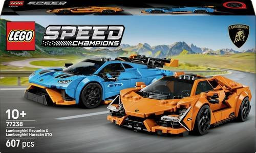 Lego Speed Champions Lamborghini Revuelto und Huracán STO Rennautos ab 10 Jahren - Bild 1