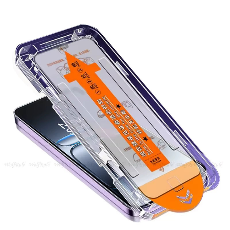 Wolfrule Panzerglas für OnePlus Nord 5, Transparent, 9H Härtegrad, Vollabdeckung mit Staubentfernungs-Set - Bild 2