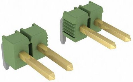 TE Connectivity Buchsengehäuse-Platine 2-826654-0 in Grün - Bild 1