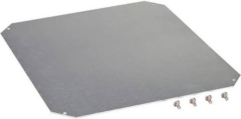 Fibox MPS ARCA 3030 Montageplatte aus verzinktem Stahl in Silber, Breite: 25 cm, Tiefe: 25 cm - Bild 1