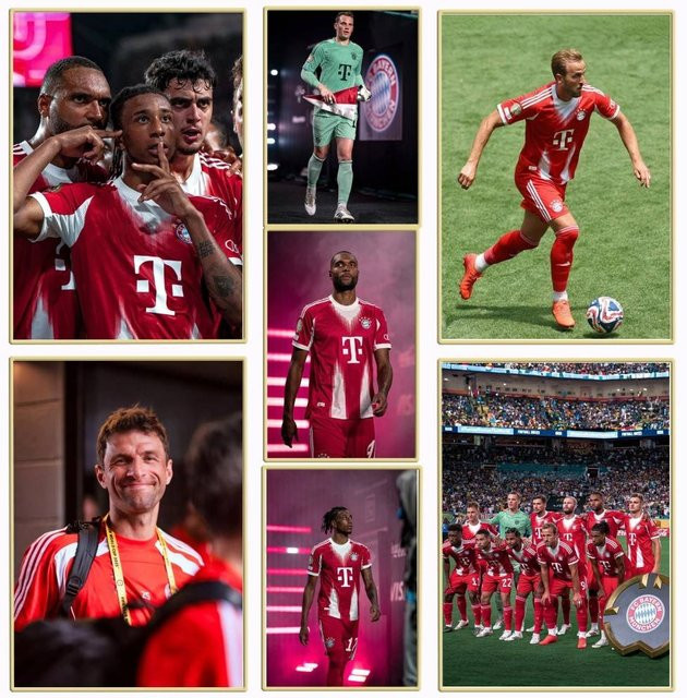 KAYOU Bayern München Champions Poster selbstklebender Kunst-Aufkleber aus wasserfestem Papier für deine Wanddekoration - Bild 1