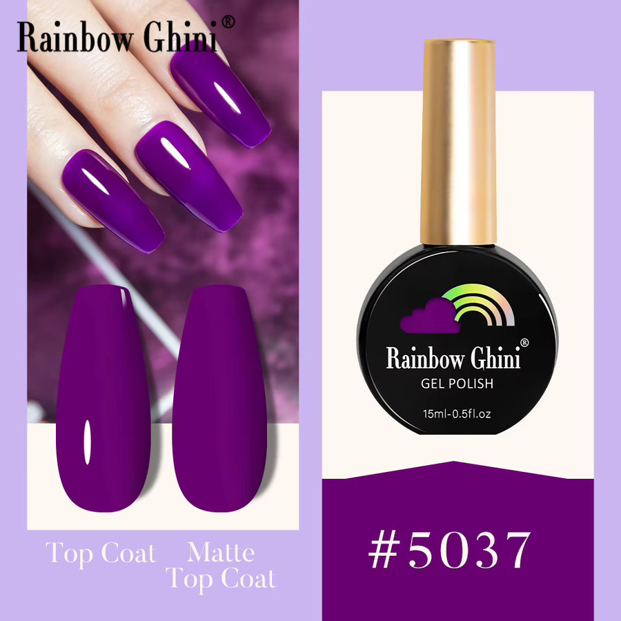 Rainbow Ghini Nagellack, lila, 15 ml - Bild 4