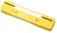 Soennecken Heftstreifen gelb mit 4-fach Lochung aus Kunststoff und Metall - Bild 1