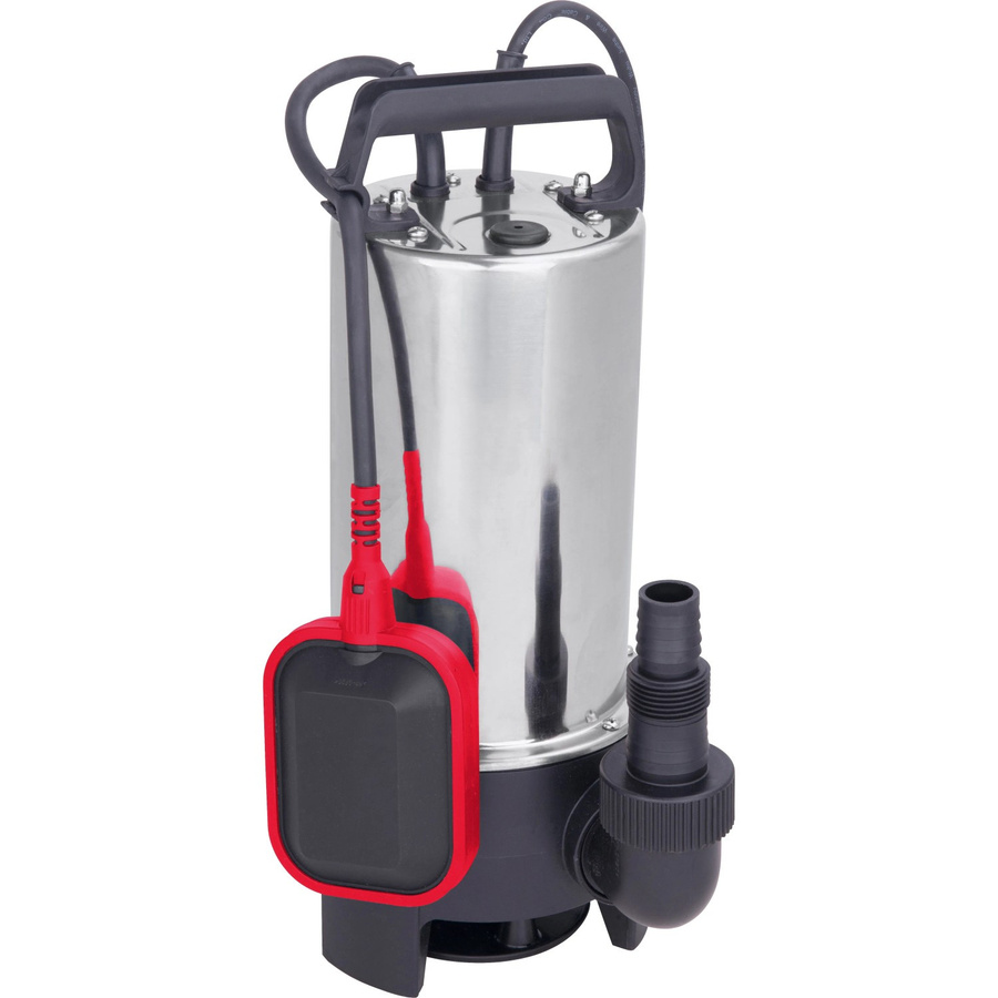 Schmutzwasser Tauchpumpe 1.100 W in Silber aus Edelstahl und Kunststoff - Bild 2