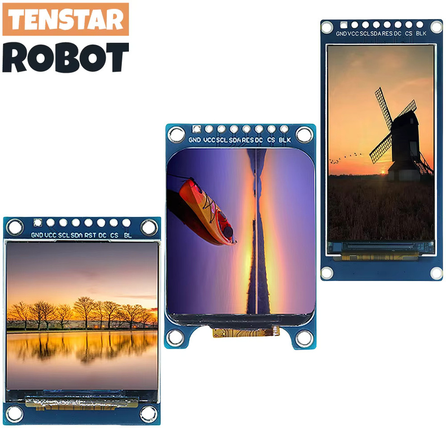 TENSTAR ROBOT HD IPS TFT-Bildschirm mit SPI-Schnittstelle und ST7789 Controller in Multicolor und Blau - Bild 2