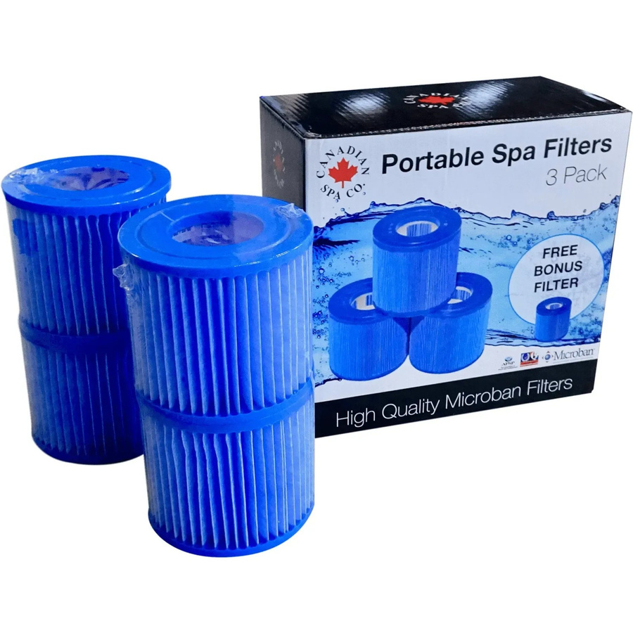 Canadian Spa Whirlpool Filterset 3+1 für portable Pools in Blau - Bild 4