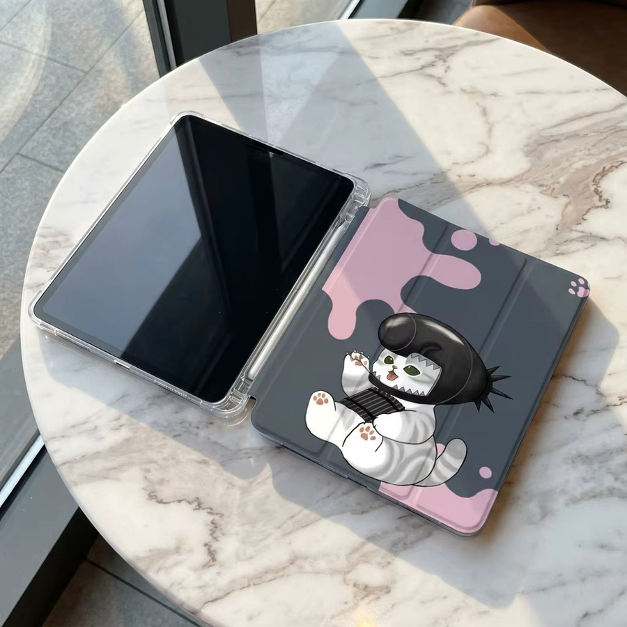 Kawaii gepanzerte Tablet-Hülle für Apple iPad Pro 10/11 Zoll, iPad Air 3/4/5 und iPad 9. Generation, dreifach gefaltet, Multicolour - Bild 3