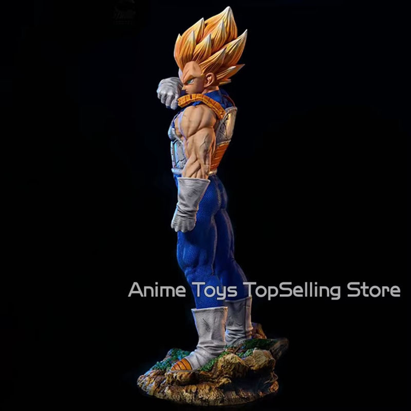 Bandai Dragon Ball Z Vegeta Figur Super Saiyajin Statue aus Kunststoff, mehrfarbig, Höhe: 28 cm - Bild 3