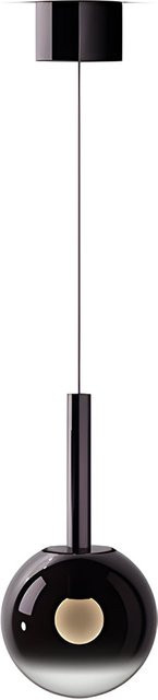 Occhio Luna sospeso 160 var up LED-Pendelleuchte in Schwarz und Transparent mit dimmbarer x-tra warm LED (2200K - 3500K) - Bild 1