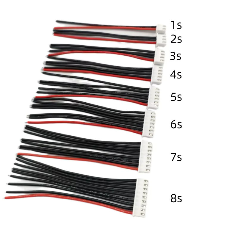 ZHOUCHEN 10er Set Lipo-Batterie Ausgleichsladekabel mit 22 AWG Silikondraht und 10 cm Länge - Bild 3