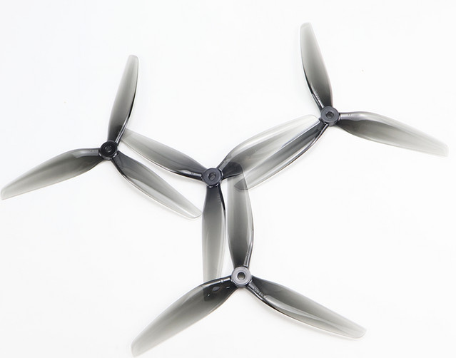HQProp Propeller, 4-teiliges Set, 7 Zoll, 3-Klinge, Grau, Kunststoff - Bild 1