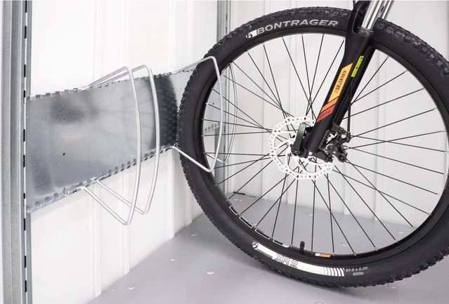 Biohort Fahrradständer BikeHolder für StoreMax 190 in Silber - Bild 1