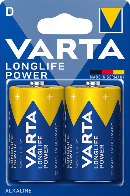 Varta LONGLIFE Power D Batterien im 2er Blister, Multicolor - Bild 1