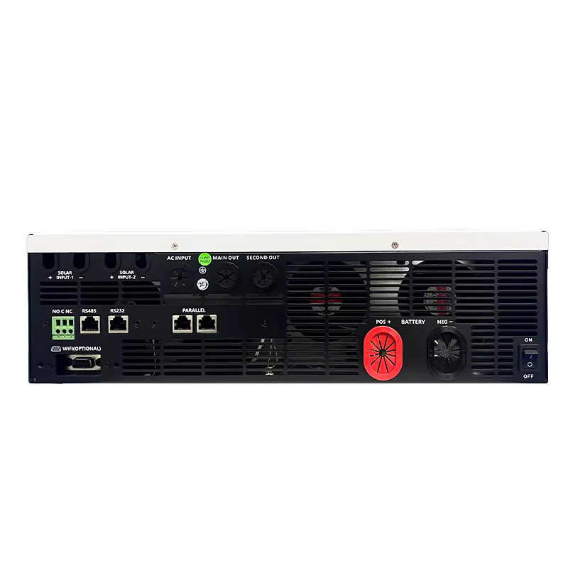 GSIKE Hybrid-Solarwechselrichter 11KW 48V mit 4KW 24V Photovoltaik Reiner Sinuswellen-Wechselrichter für On-Grid- und Off-Grid-Anwendungen, 160A Solarladegerät PV 500V mit WIFI BMS, Farbe: Weiß - Bild 5