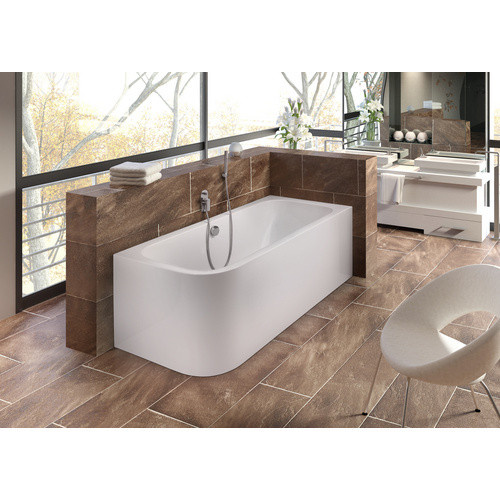 OTTOFOND Badewanne Spirit oval in Weiß, B/H/L: 80 x 46,5 x 180 cm - Bild 2