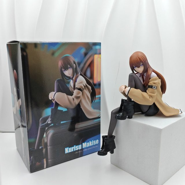Bandai Steins Gate Kurisu Makise Anime-Figur, PVC Noodle Stopper - Bild 1