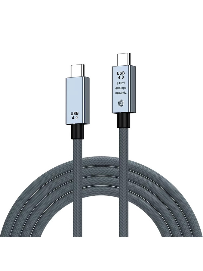 WALKESEN USB C auf USB C Kabel mit 240 W Ladeleistung, 40 Gbit/s Datenübertragung und 8K-Videoübertragung, geflochtenes Ladekabel für MacBook, Samsung und Laptop - Bild 6