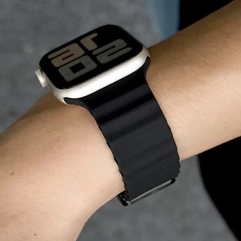 Hiyii Uhrenarmband Silikon, Schwarz, Unisex - Bild 2