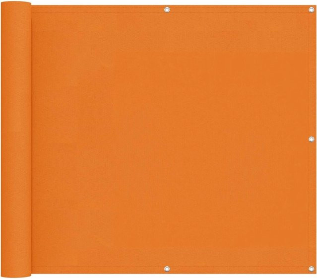 vidaXL Balkonsichtschutz aus Oxford-Stoff in Orange, Höhe: 100 cm, Breite: 600 cm - Bild 1