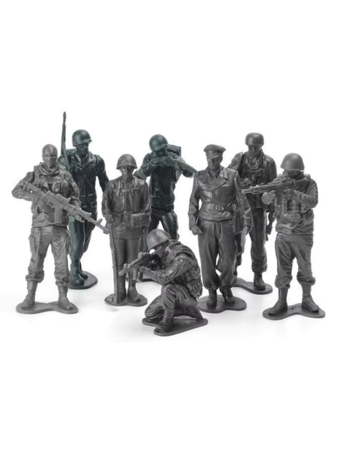 GRAPMAN Soldaten-Modell Kriegsszene, Actionfigur, 8-teiliges Set - Bild 2