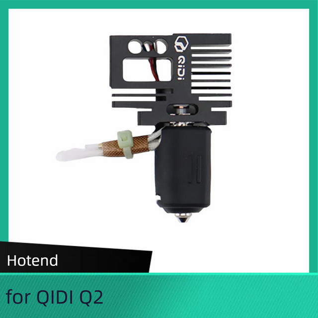 QIDI Tech Bimetall-Hotend für Q2 3D-Drucker Ersatzteil in Schwarz - Bild 1