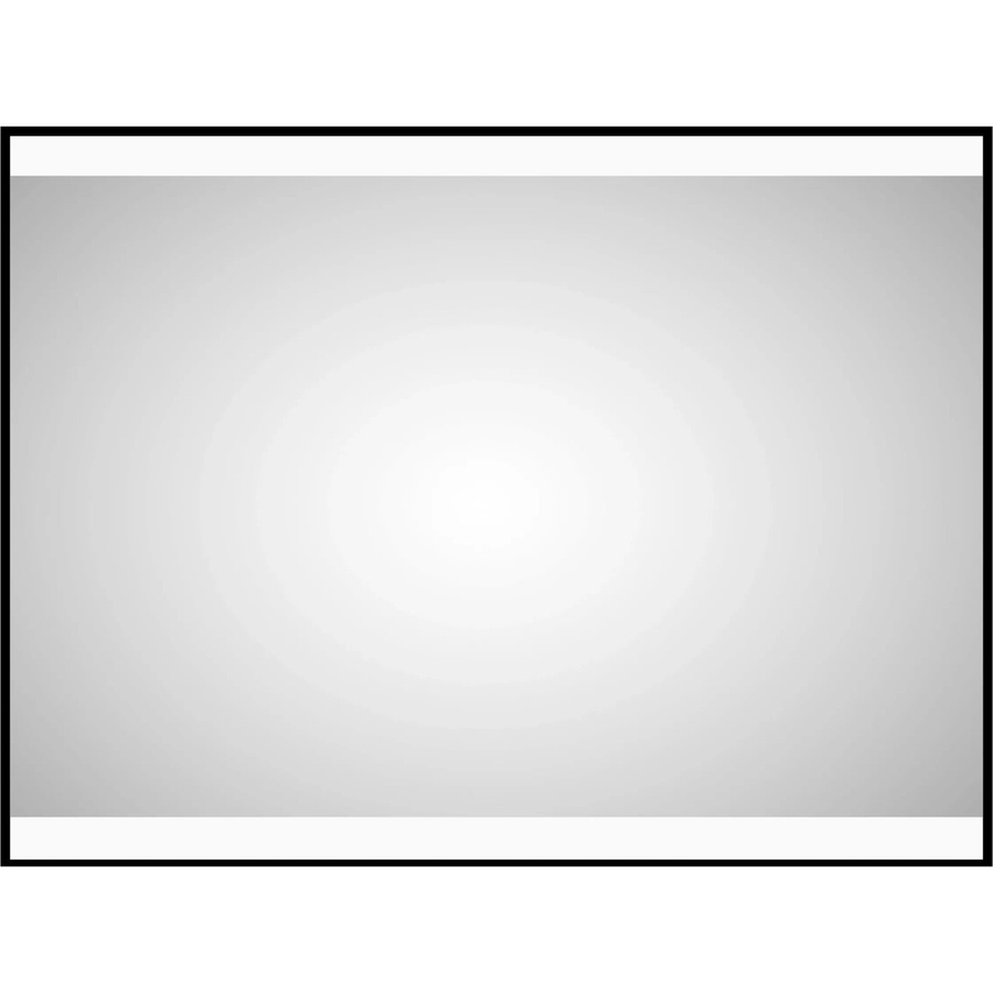 TALOS Badspiegel LED-Lichtspiegel in Schwarz B/H: 80 x 60 cm - Bild 1