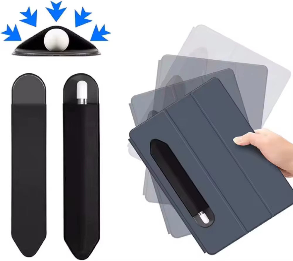 Selbstklebende Stylus-Halterung als elastische Stifthülle für Apple iPad und Apple Pencil 1 sowie 2 zur Sicherung gegen Verlust - Bild 4