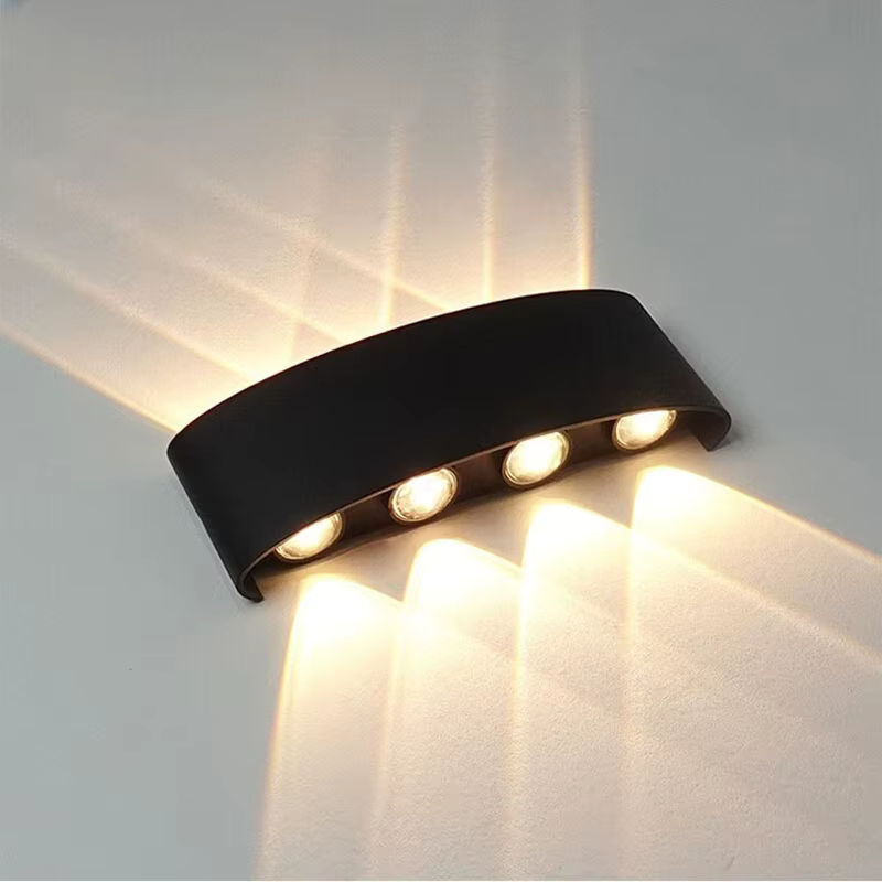Homocean Moderne LED Wandleuchte Up Down aus Kunststoff für Schlafzimmer und Korridor in Warmweiß - Bild 4