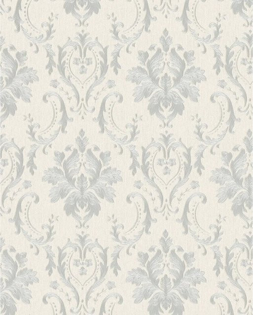 Marburg Vliestapete Floral Ornamentmuster in Beige-Metallic mit botanischem Design, Rolle, Breite: 0,53 m, Länge: 10,05 m - Bild 1