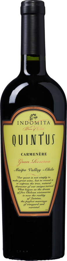 Indomita Quintus Gran Reserva Carménère Rotwein Maipo Valley Chile 0,75 l - Bild 2