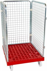 HMH rolltainer Rollbehälter ADB 1020 KU rot B/T: 72,4 x 81,5 cm - Bild 1