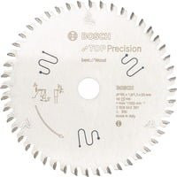 Bosch Kreissägeblatt Best for Multi Material, Farbe: Silber, Durchmesser: 165 mm, Zähneanzahl: 56, Carbide Tipped - Bild 1