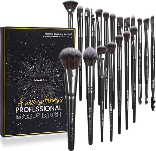 MAANGE Make-up-Pinsel-Set mit Box, 20-teilig, Unisex - Bild 1