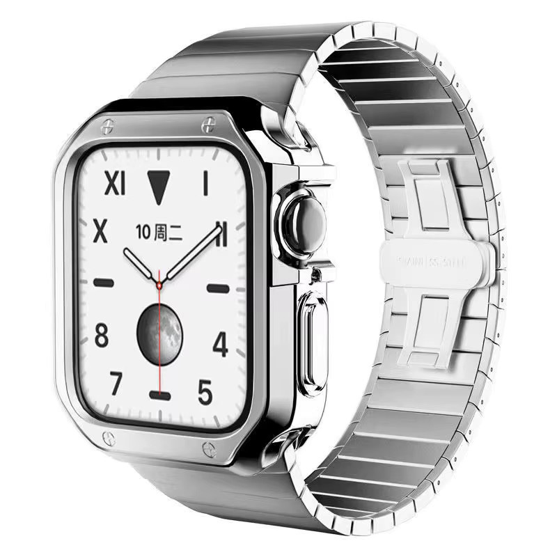 jansin Uhrenarmband Edelstahl, Silber, Unisex - Bild 2