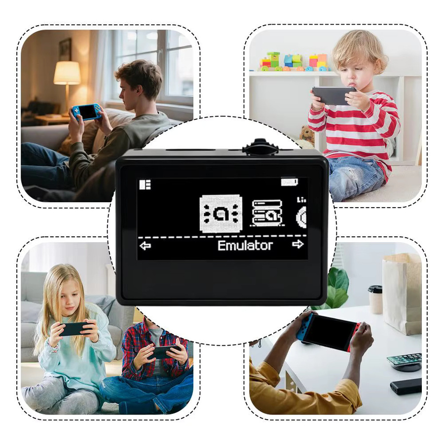 INFC Pixl Amiibo Emulator für Nintendo Switch mit OLED High-Definition Display und Smart Analog Linkage in Schwarz - Bild 5