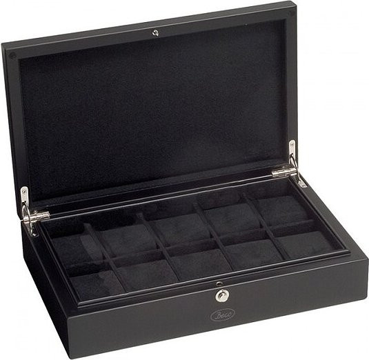 Beco Uhrensammler-Box Holz, Schwarz, Unisex - Bild 1