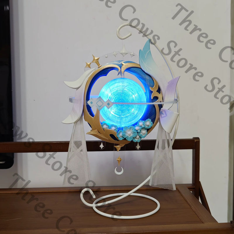 Genshin Impact Columbina Anime Nachtlicht Modell in Blau als Tischlampe und Deko-Ornament - Bild 2