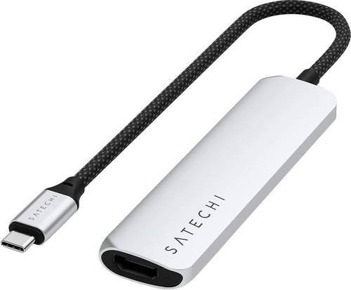 Satechi USB-C Dockingstation ST-P4SS in Silber mit 4K UHD Unterstützung - Bild 1
