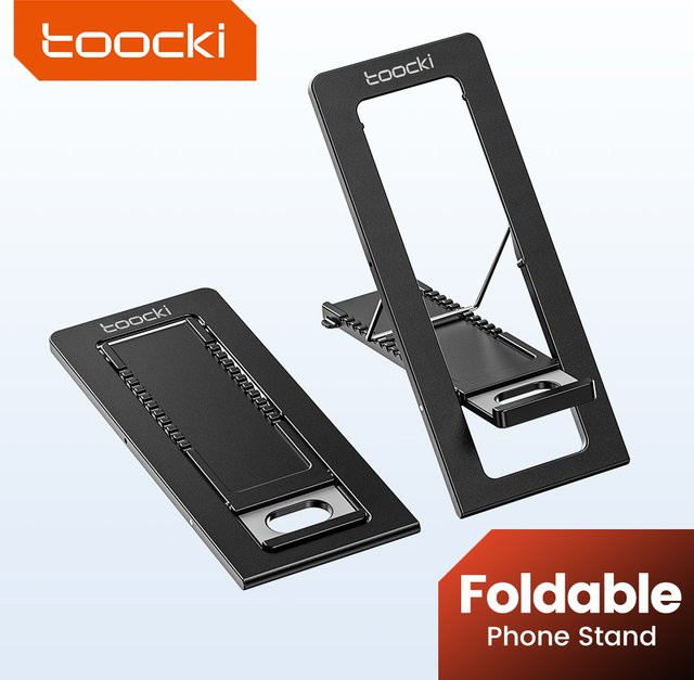 Toocki Smartphone-Ständer faltbar und verstellbar in Schwarz oder Weiß - Bild 1
