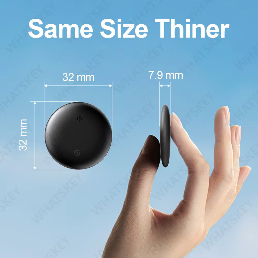 Smart-Tag Tracker für Android in Schwarz, kompatibel mit der Google Find My Device App zur GPS-Ortung für Schlüssel, Geldbörse und Auto, 1–4er-Pack - Bild 5
